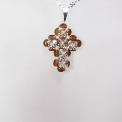 Pendant 30cm - Proserpine-Silver Chain - Pendant 30cm - Laiton argenté